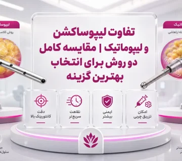 تفاوت لیپوساکشن و لیپوماتیک _ مقایسه کامل دو روش برای انتخاب بهترین گزینه