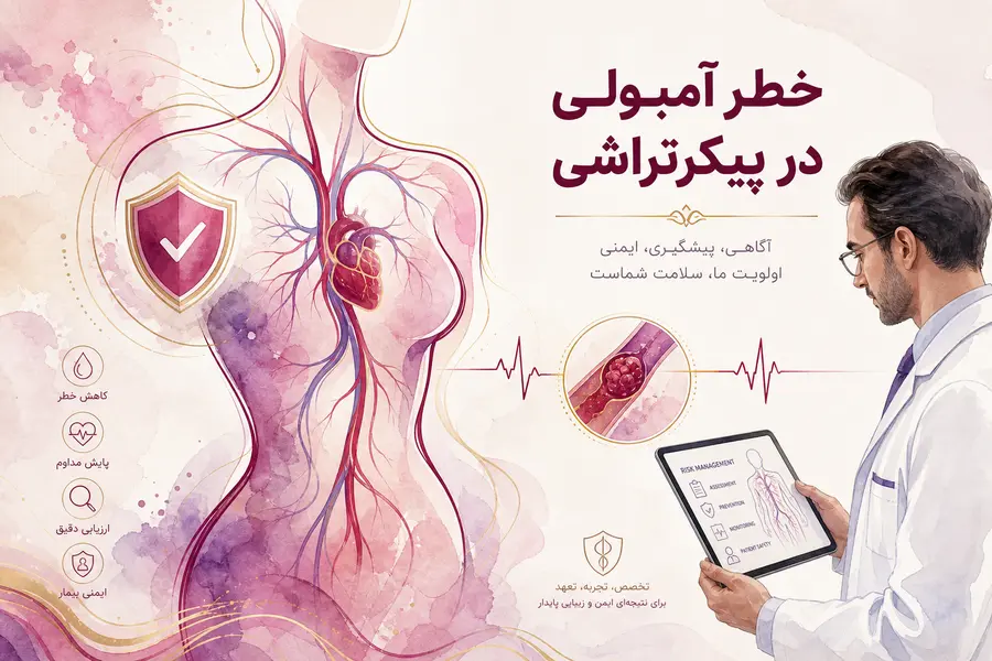 خطر آمبولی در پیکرتراشی