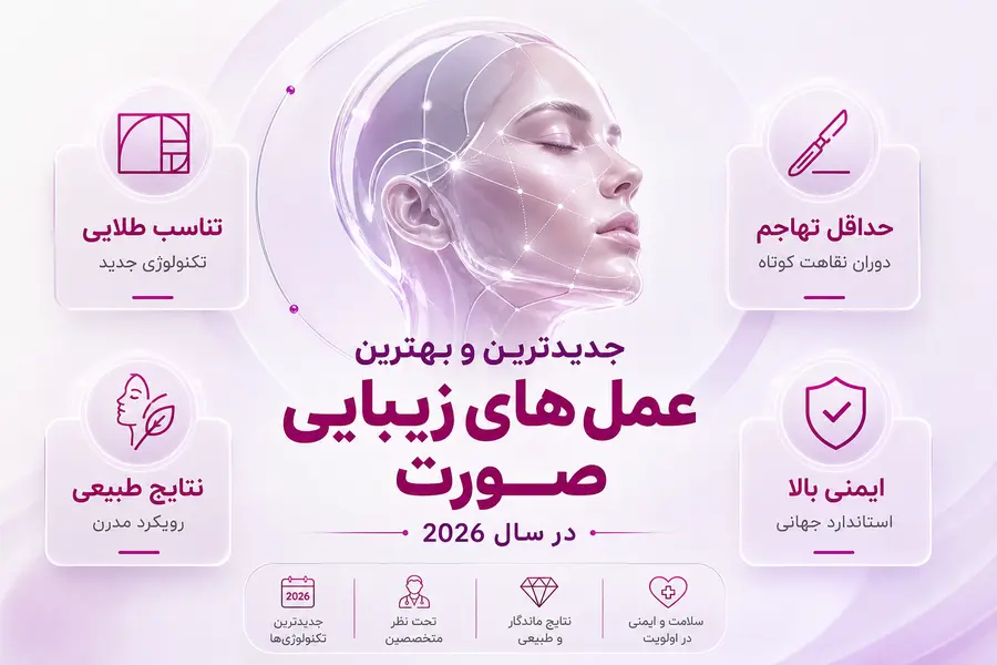 جدیدترین و بهترین عمل های زیبایی صورت در سال 2026