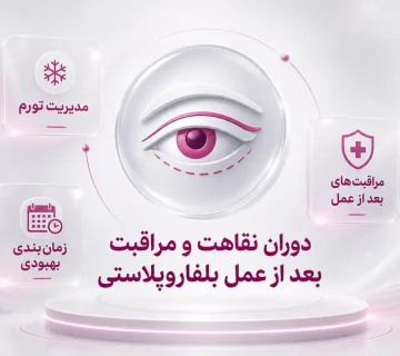 دوران نقاهت بلفاروپلاستی؛ مراقبت بعد از عمل زیبایی پلک چیست؟