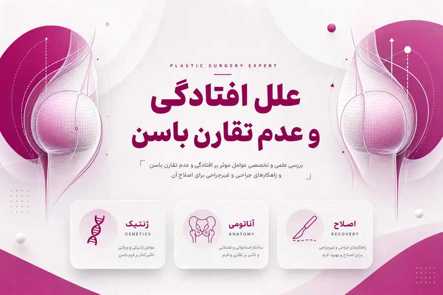 شاخص - علل افتادگی و عدم تقارن باسن علل افتادگی و عدم تقارن باسن؛ دلایل، تشخیص و روشهای درمان