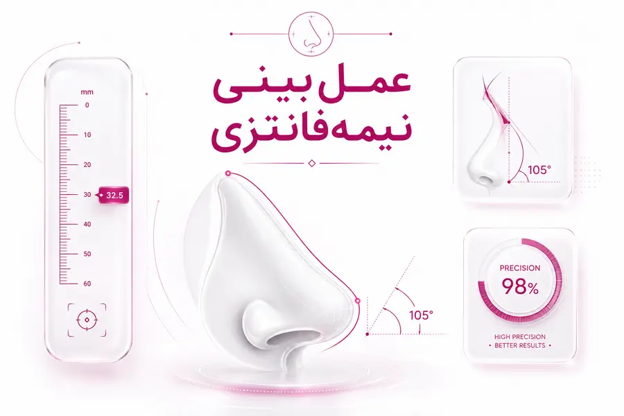 عمل بینی نیمهفانتزی چیست؟ ویژگیها، مزایا و عوارض عمل بینی نیمهفانتزی چیست؟ ویژگیها، مزایا و عوارض