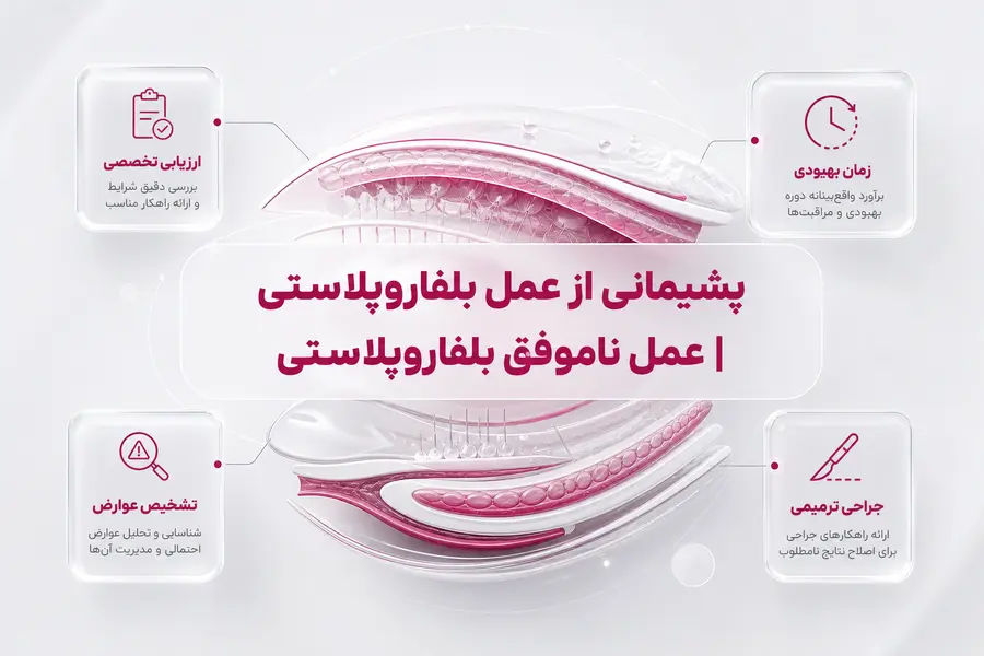 شاخص - پشیمانی از عمل بلفاروپلاستی _ عمل ناموفق بلفاروپلاستی پشیمانی از عمل بلفاروپلاستی؛ چه زمانی نتیجه ناموفق است و چه باید کرد؟
